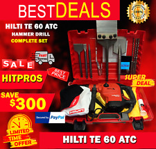 Hilti Te 60 Atc With Tablet Brand New Origina Strong With Extras Fast Shipping