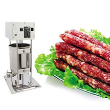 110v 10l Commercial Electric Sausage Stuffer Meat Filler Filler Stainless Steel