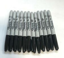 Sharpie Fine Point Permanent Markers Black 12 Count 30001 New