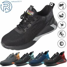 Indestructible Safety Work Shoes Steel Toe Breathable Work Boots Mens Sneakers