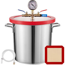 3 Gallon Vacuum Chamber Stainless Steel Kit Essential Oils Degassing Silicone