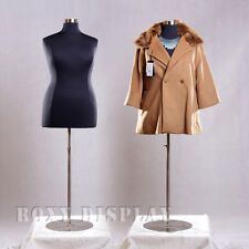 Female Plus Size 18 20 Mannequin Manequin Manikin Dress Form F1820bkbs 04