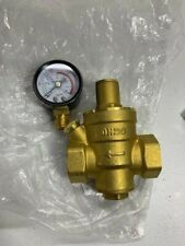 Dn20 Brass Adjustable Water Pressure Regulator Reducer With Gauge Meter Combo B3