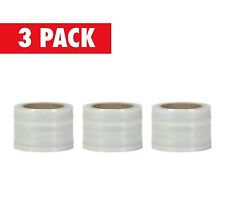 Plastic Stretch Pallet Wrap Core 3 Inches X 1000 Feet 80 Gauge Clear 3 Pack