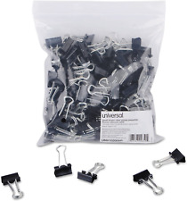 144 Pack Small Metal Binder Clips Paper Clamps Paperwork Office Supplies 34