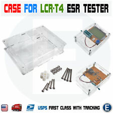 Transparent Acrylic Case Shell Box For Lcr T4 Esr Transistor Tester Capacitance