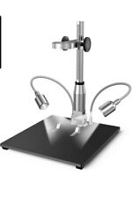 Tomlov Aluminum Microscope Stand With Led Gooseneck Lights For Wireless Usb M