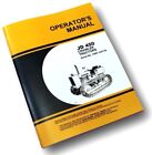 Operators Manual For John Deere 450 Crawler Tractor Dozer Owners Bulldozer Book