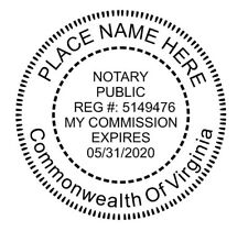 Insert Custom Round Self Inking Notary Seal Rubber Stamp Rubber Part Only