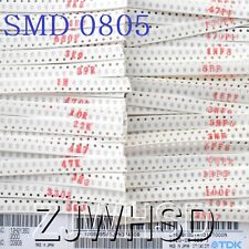 2300pcs Smd 0805 0 10m50value Resistor 22pf 1uf40value Capacitor Kit Set
