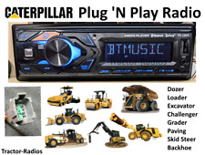 Plug Amp Play Caterpillar Tractor Radio Bluetooth Loader Dozer Excavator Cat