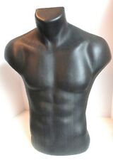 Male Black Armless Torso Mannequin Approx 24