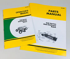 Operators Parts Manual Set For John Deere 640 Side Delivery Rake