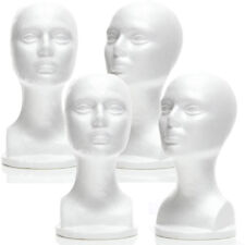 Less Than Perfect Mn 434 Ltp 4 Pcs Female Styrofoam Mannequin Head With Long Neck