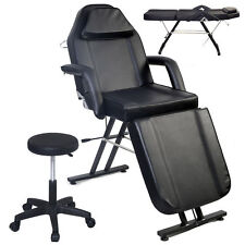 New Adjustable Portable Medical Dental Chair Withstool Combination Black