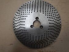 Index Plate Double Side 73 Diameter For Dividing Head Or Rotary Table