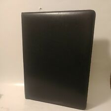 Saddler By Bosca Black Leather Writing Pad Coverportfolio Case