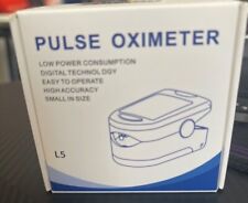 Portable Finger Pulse Oximeter Blue New