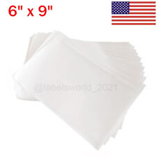 200 3000 Clear Adhesive Packing List Shipping Label Envelopes Pouches 6 X 9