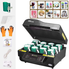 3d Vacuum Sublimation Heat Press Machine Kit For Phone Case Mug Cups Printing Us