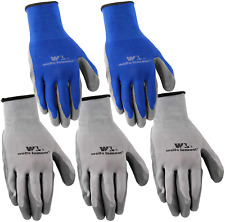 5 Pair Pack Wells Lamont Nitrile Work Gloves Lightweight Abrasion Resistant