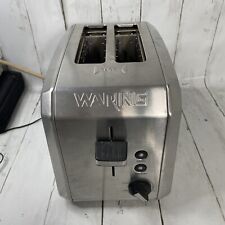 Waring Pro Wt200 Commercial Stainless Steel Bagel Bread 2 Slice Toaster Tested