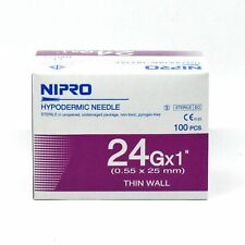 Nipro Hypodermic 24g X 1 055 X 25 Mm Stainless Steel Wholesale