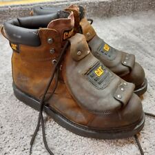 Cat Steel Toe Lace Met Guard Leather Safety Welder Work Boots Mens 105