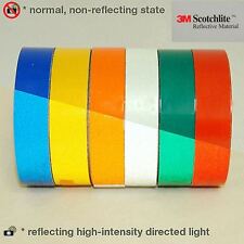 3m Scotchlite Reflective Vinyl Tape 8 Colors Range 4 Sizes X 2 Meters 7 Feets