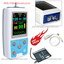 24 Color Tft Lcd 24h Nibp Holter Spo2 Handheld Patient Monitorusb Pc Software