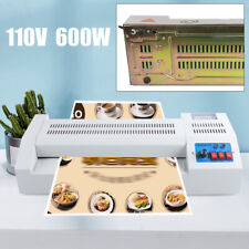 13 Laminator Machine Thermal Hot Cold Film Laminating A3 A4 Rollers System 600w