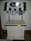 Black White Retail Candy Display Kiosk Display Stand W Canopy