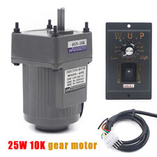 110v 25w Ac Gear Motor Electric Motor Variable Speed Controller 110 135rpm