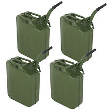 Jerry Can 5 Gallon 20l Gas Gasoline Fuel Army Army Backup Metal Steel Tank X4