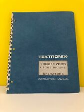 Tektronix 070 1310 00 7603 R7603 Oscilloscope Operators Instruction Manual