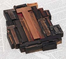 Ttttt Mixed Set Of Letterpress Wood Printing Blocks Type Woodtype Wooden Printer