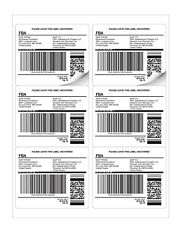 3000 4 X 333 Shipping Addressfba Labels6 Per Sheet500 Sheets Made In Usa