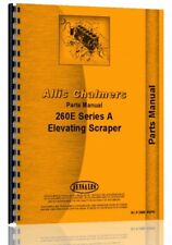 Parts Manual Allis Chalmers 260 Series A Elevating Scraper