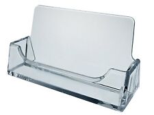 Sale 100 New Business Card Holder Desktop Clear Acrylic Display Free Fast Ship
