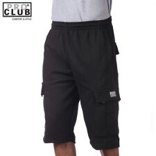 Pro Club Heavy Weight Fleece Cargo Shorts Mens Sweatpants Pocket S-7xl
