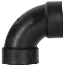 Charlotte Pipe 3 In. Hub  X 3 In. Dia. Hub Abs 90 Degree Elbow