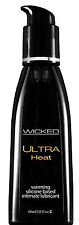 Wicked Ultra Heat Warming Silicone Based Intimate Lubricant 2 Oz