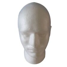 Male Wig Display Cosmetology Mannequin Head Stand Model Foam White I7h
