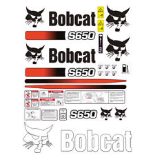 Bobcat S650 Skid Steer Set Vinyl Decal Sticker - Free Shipping