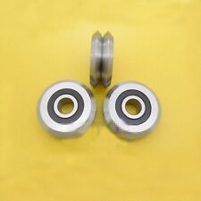 3pcs V Groove Guide Rail Pulley Bearing W3 W3ssx Rm3-2rs 12 X 45.72 X 15.88mm