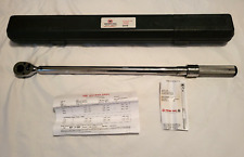 4478 Wright Usa 12 Drive Click Micrometer Torque Wrench Ratchet 30-250 Ftlbs