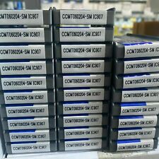 50pc Ccmt060204-sm Ic907 Ccmt2-1-sm Ic907 Carbide Inserts Index Milling Inserts