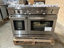 48 In. Gas Range 6 Burners Stainless Steel Open Box Cosmetic Imperfections
