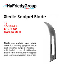 3 X Sterile Scalpel Blade 15c By Hu-friedy Stainless Steel Box Of 100 40-815c