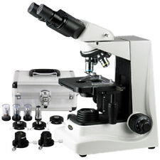 Amscope 40x-1600x Darkfield Phase Contrast Binocular Compound Microscope